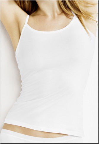 Schiesser Women's Damen Tanktop Feinripp Underwear, Cream