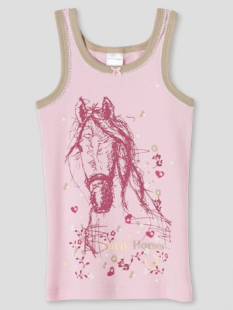 Girls Shirt 0/0 Schiesser Curly Horses