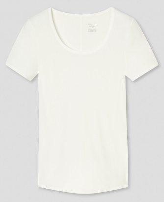 Women Shirt 1/2 white SCHIESSER Personal Fit