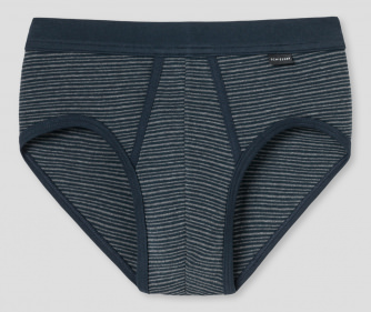 Sports Brief Schiesser Original fine rib melange dark blue