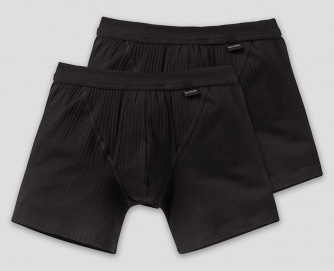 Shorts Schiesser Authentic 2er-Pack - schwarz