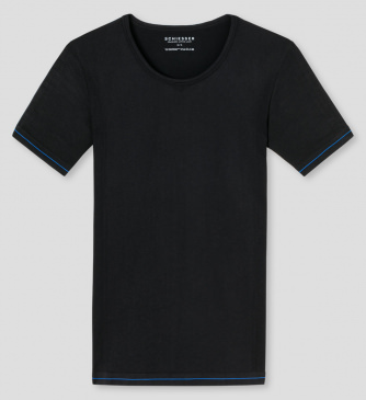 Shirt 1/2 SCHIESSER Active Seamless - black