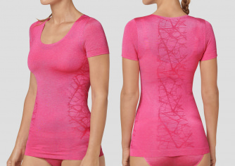 Damen Shirt 1/2 SCHIESSER Active Seamless Ultra Light - pink