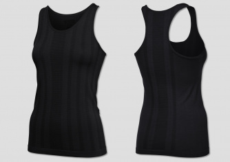 Damen Tank Top SCHIESSER Active Mesh Bamboo - schwarz