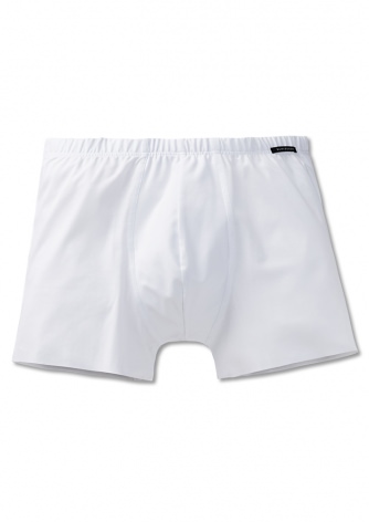 SCHIESSER Men's Boxer Briefs Laser Cut - white