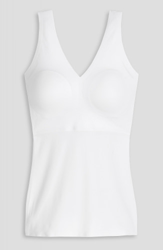 Damen Trgertop SCHIESSER Invisible Soft - herausnehmbare Pads - wei