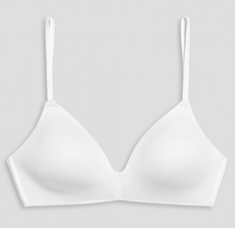 Women's bra Schiesser Invisible Soft - padded - without underwire - white