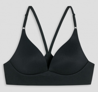 Damen Lounge-Bra SCHIESSER Invisible Soft - gepaddet - schwarz