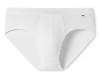 SCHIESSER Men Sports Brief Long Life Cotton - white