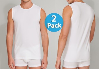 2er Pack SCHIESSER Mnner Tank Top 95/5 - wei