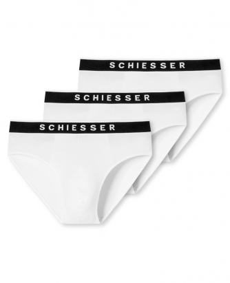 3er Pack Herren Rio-Slip Schiesser 95/5 - wei