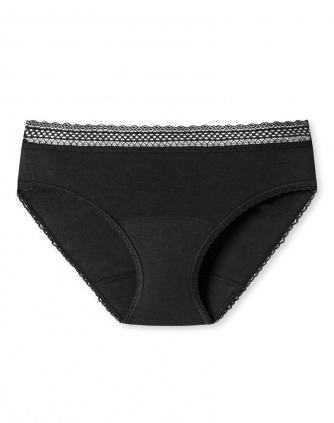 2-Pack Women's menstruation midi briefs SCHIESSER Secret Care - black