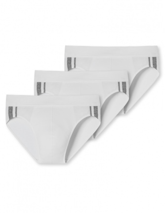 3er Pack Herren Rio-Slip SCHIESSER 95/5 - wei