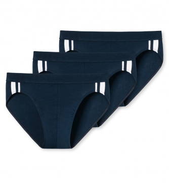 3er Pack Herren Rio-Slip SCHIESSER 95/5 - dunkelblau