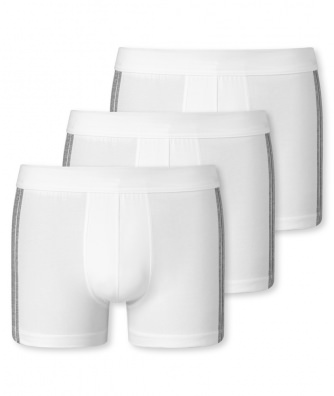 3er Pack Mnner Shorts SCHIESSER 95/5 - wei gestreift