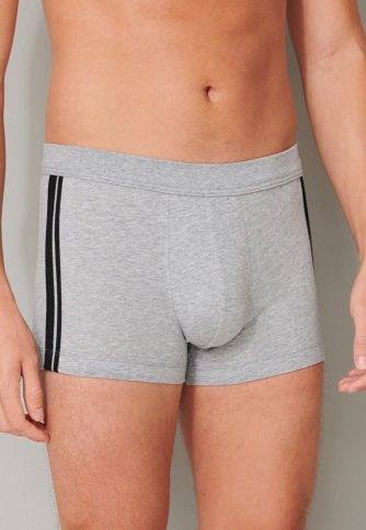 3er Pack Mnner Shorts SCHIESSER 95/5 - grau gestreift