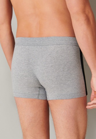 3er Pack Mnner Shorts SCHIESSER 95/5 - grau gestreift