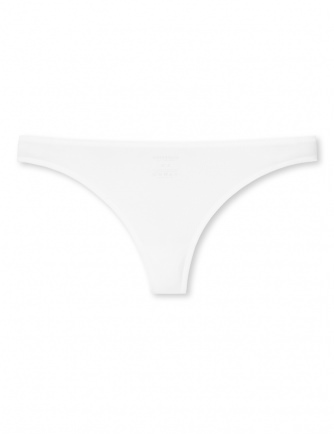 Women's Thong Schiesser Invisible Lace - white