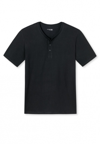 Men's T-shirt 1/2 Schiesser Mix & Relax - black