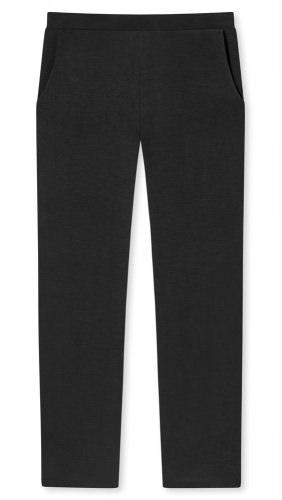 Damen Loungehose Lang Marlene-Schnitt Schiesser Mix & Relax - schwarz