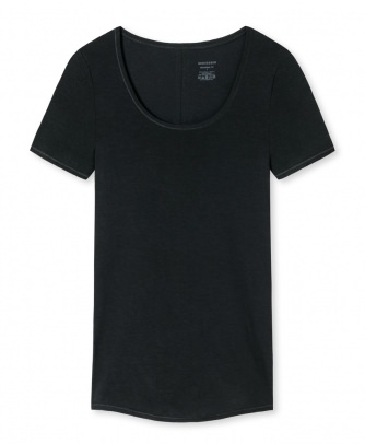 Women Shirt 1/2 SCHIESSER Personal Fit - black