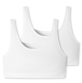 2-Pack Ladies Bustier SCHIESSER 95/5 - white