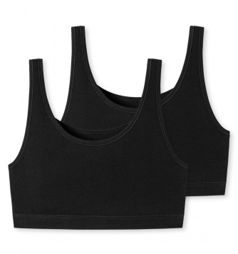 2-Pack Ladies Bustier SCHIESSER 95/5 - black