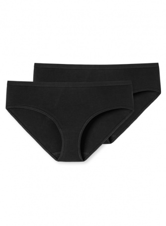 2er Pack Damen Hipster SCHIESSER 95/5 - schwarz