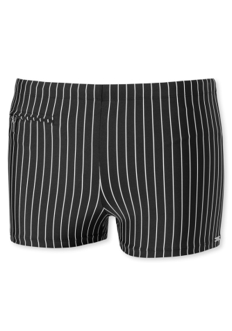 SCHIESSER Herren Badehose Nautical Casual - schwarz