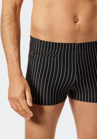 SCHIESSER Herren Badehose Nautical Casual - schwarz