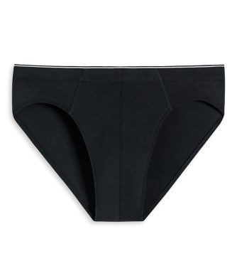 Herren Supermini SCHIESSER Slip 95/5 - schwarz