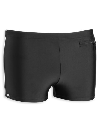 SCHIESSER Mnner Badehose Nautical Casual - schwarz