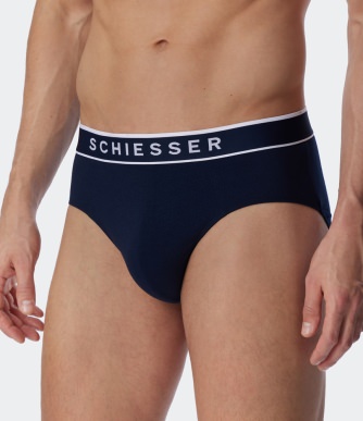 3er Pack Herren Rio-Slips SCHIESSER 95/5 - dunkelblau