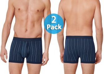 2er Pack Herren Hose kurz Feinripp Schiesser Original Classics - dunkelblau