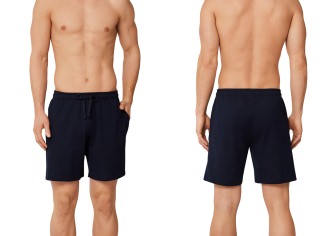 Men's Long Boxer Shorts SCHIESSER Mix & Relax - dark blue