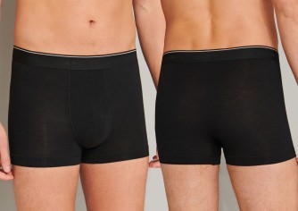 Herren Shorts SCHIESSER Personal Fit - schwarz