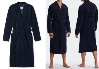 Men's Bathrobe SCHIESSER Feather Terry