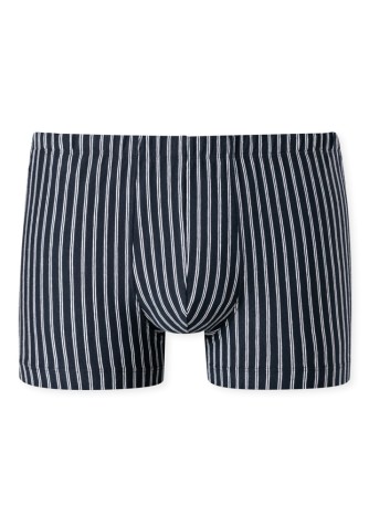 Herren Shorts SCHIESSER 95/5 - dunkelblau gestreift