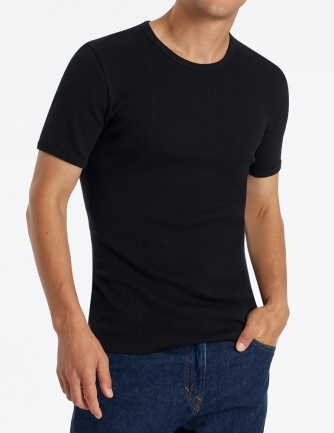 Men's T-Shirt 1/2 SCHIESSER REVIVAL Friedrich - black