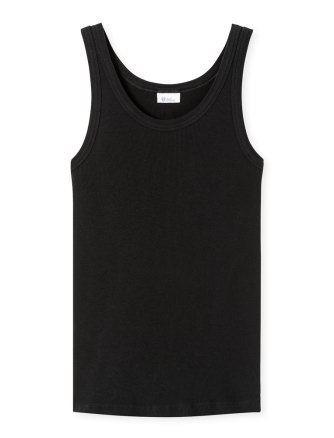 Men's Vest Top 0/0 SCHIESSER REVIVAL Friedrich - black