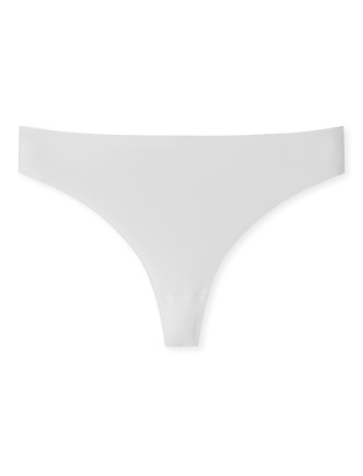 Women's Thong Schiesser Invisible Soft - white