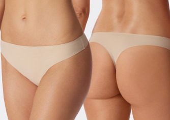 Women's Thong Schiesser Invisible Soft - sand