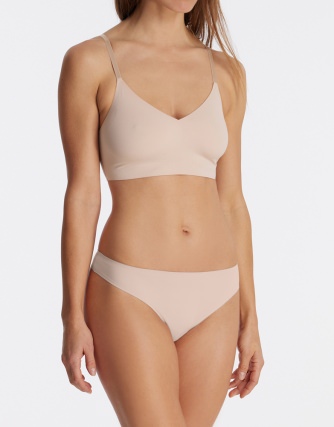 Women's Thong Schiesser Invisible Soft - sand