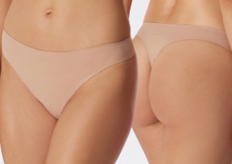 Women's Thong Schiesser Invisible Soft - maple