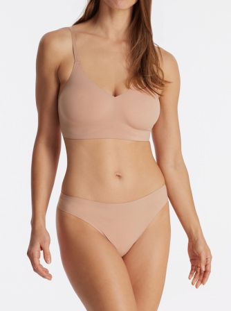 Damen String SCHIESSER Invisible Soft - maple