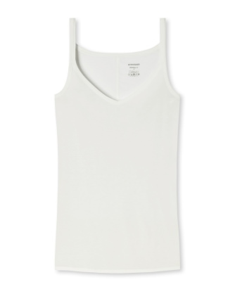 Women's Top Vest SCHIESSER Personal Fit - natural white