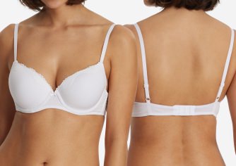 Underwire Bra SCHIESSER Pure Cotton - white