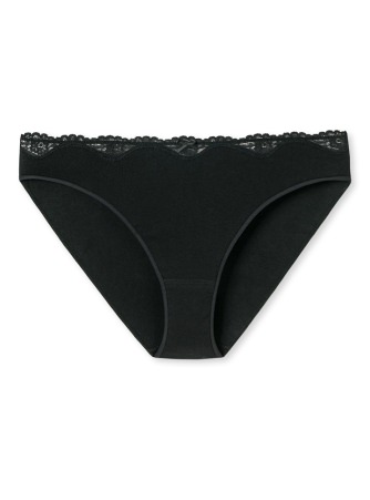 Damen Tai-Slip SCHIESSER Pure Cotton - schwarz