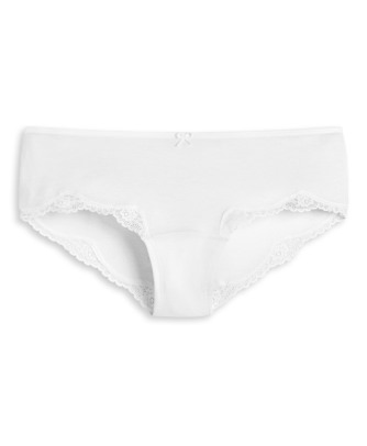 Women's Hipster Briefs SCHIESSER Pure Cotton - white