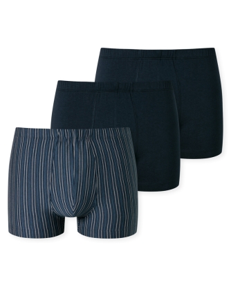 3er Pack Herren Shorts SCHIESSER 95/5 - blau